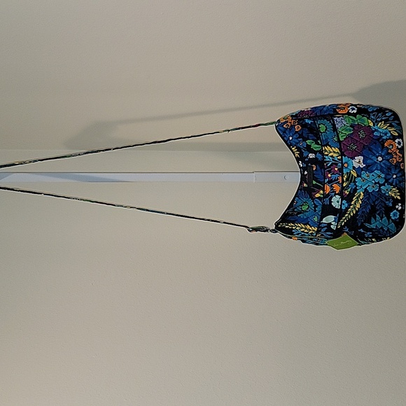 VERA BRADLEY CARRYALL CROSSBODY BAG IN MIDNIGHT BLUES - Picture 3 of 10